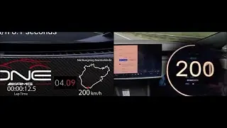 Mercedes AMG One Vs Tesla Model S Plaid Track Pack 100-330 km/h Acceleration Comparison 