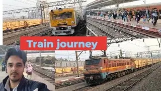 Train journey for local EMU train travel 