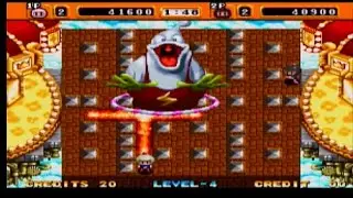 NEO BOMBERMAN - 2 players co-op gameplay!! BOMBED MYSELF A LOT! Snk Neo Geo arcade (live commentary)