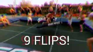 The Progression Of Ernest.tramp to 9 flips WORLDS FIRST🥇🌎