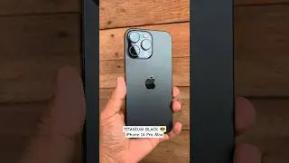 TITANIUM BLACK 🔥🔥iPhone 16 Pro Max 256 GB #iphone #ios #apple @instafone