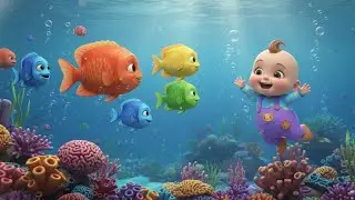🎵 Counting Fish Under the Sea 🐠🌊 | Kids Fun Song | Nursery Rhyme & Baby Songs