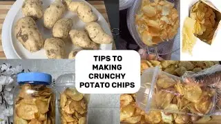 HOW TO MAKE CRISPY SWEET POTATO FRIES|COMMERCIAL POTETO CHIPS