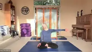 Just Enough, gentle Qigong letting go and Yoga Sun Salutations, Nancy Rosenberger, Mindful Yoga