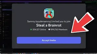 Как присоединиться к Discord-серверу Steal A Brainrot (Roblox 2026)