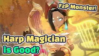 [Summoners War Chronicles] New Monster Review, Harp Magician (With Galagos Ruins)