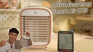 Review of the QT3 Desktop and Portable Air Purifier: Small size, cute design, rechargeable battery.