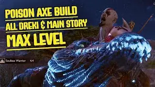 Maxed Kratos Poison Axe Build 🪓🥶 Main Story Bosses | Max Level | Gow Ragnarok
