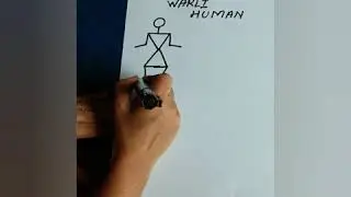 Warli Art  Human figure