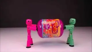 Stikbot Opening Trolls Surprise Capsule Stop Motion Animation Fun Toys Dreamworks Kids Play