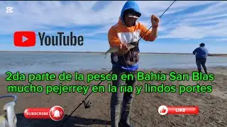 Pescadores/as a aca les traigo la 2da parte de la pesca que se realizó en la ría de bahía San Blas
