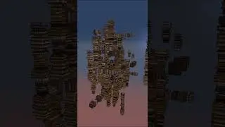 Building The Infinity Castle Day 7 #minecraft