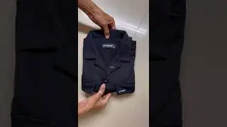 Unboxing 📦 New Cargo Pocket Shirt 👔//Black. (Cubon caller,black shirt,overshirt,oversized shirt