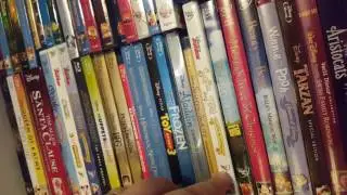 My Disney Blu Ray and DVD Collection 2017