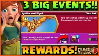 Coc Upcoming Event Rewards/Ignite and Fight, Hog Heaven & Construction Destruction Event Rewards coc