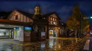 Tokyo After Midnight 🌙Harajuku Old Train Station Ambience with Chill Lofi Music