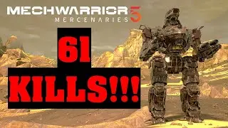 61 MECH KILLS!!! 100 DIFFICULTY-LEVEL & HOT BIOME! NEW WARZONE RECORD!!! (MechWarrior 5 Mercenaries)