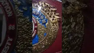 WBO Belt of the New Word Champion Melvin Jerusalem