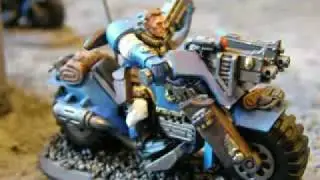 Warhammer 40K Ultramarine Scout Bike Squad