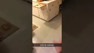 Knife Flip Challenge
