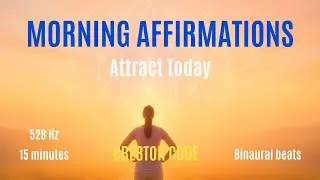 528 Hz Morning Manifestation Affirmations &mdash; Attract What You Desire