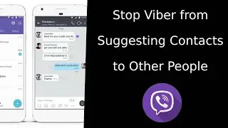 How to Turn Off Allow Friend Suggestions on Viber?