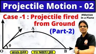 Projectile Motion Class 11 Physics Ch-4 |L-2| Motion in a Plane |Projectile fired from Ground Part-2