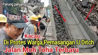 DI PROTES WARGA‼️PEMBUATAN DRAINASE,PARUNG PANJANG.