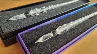 Unboxing and Testing Glass dip pens | from AliExpress
