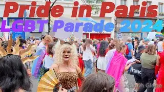 4K UHD LGBTQIA+ Parad Paris 2024/D&eacute;fil&eacute; LGBTQIA+ Paris 2024| Paris Pride 2024/Fiert&eacute; parisienne 2024