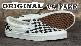 Vans Vault OG Classic Slip-On LX Checkerboard Original & Fake