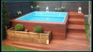 TOP 50 PISCINAS COM DECK DE MADEIRA
