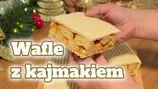 Wafle z kajmakiem | Deser na Święta w 5 minut