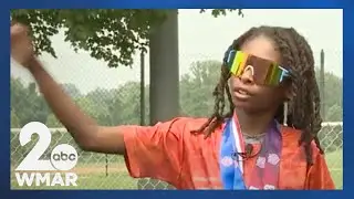 Maryland's top-ranked 9-year-old sprinter raises funds to compete in AAU Junior Olympics