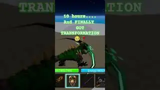 10 hours grinding for my transformation #roblox #cool #bloxfruits#dino#trex#grinding