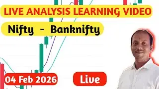 04 Feb NIFTY- bank nifty Analysis | Live Price Action ~ Live Trading Education | nifty live analysis