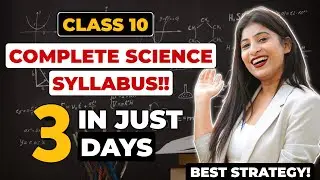 Last 3 Days Study Strategy for Class 10 Science Exam✅ Practical Study tips🤫 Board exams 2023
