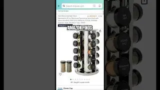AMAZON FINDS - REVOLVING SPICE RACK #amazon #amazonfinds #amazonhome #amazonproducts #amazonprime