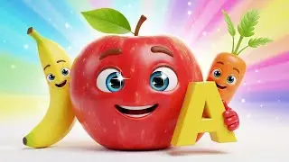 ABC Food Song for Kids | Learn Alphabet with Fruits & Vegetables | A&ndash;Z Nursery Rhyme
