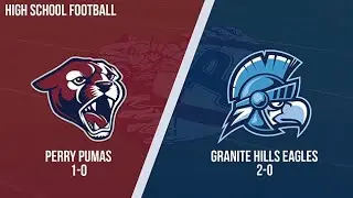 Perry Pumas Football vs Granite Hills Eagles