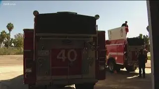 San Diego Fire-Rescue Department staff increased amid Red Flag Warning