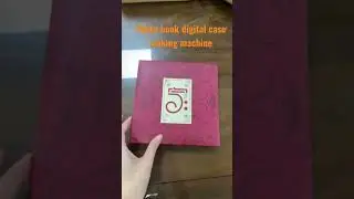 Photo book digital case making machine, automatic hardcover machine, photo album case maker