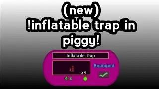 new!piggy inflatable trap!