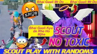 ScoutOP Trolling Randoms Again | Random Abusing & Kill Scout | Scout No Toxic | Pubg Mobile