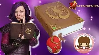 PASTEL EN FONDANT | LIBRO DE HECHIZOS DE MAL | DESCENDIENTES