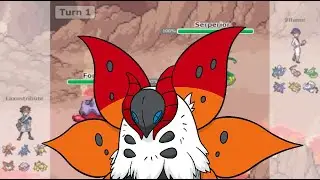 Monomiércoles de tipo insecto con Volcarona