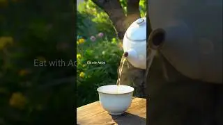 Tea in Nature 🌸🫖&rdquo; #shorts