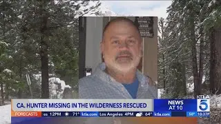 Hunter missing in California wilderness found alive