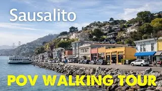 This California Waterfront Feels Unreal 🇺🇸  Sausalito 4K POV Walk