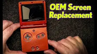 Game Boy Advance SP Screen Repair &mdash; Full OEM LCD Replacement & Testing